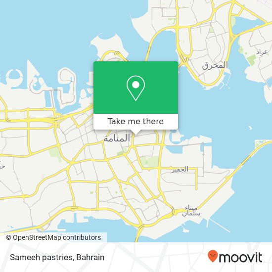 Sameeh pastries map