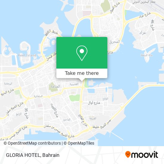 GLORIA HOTEL map