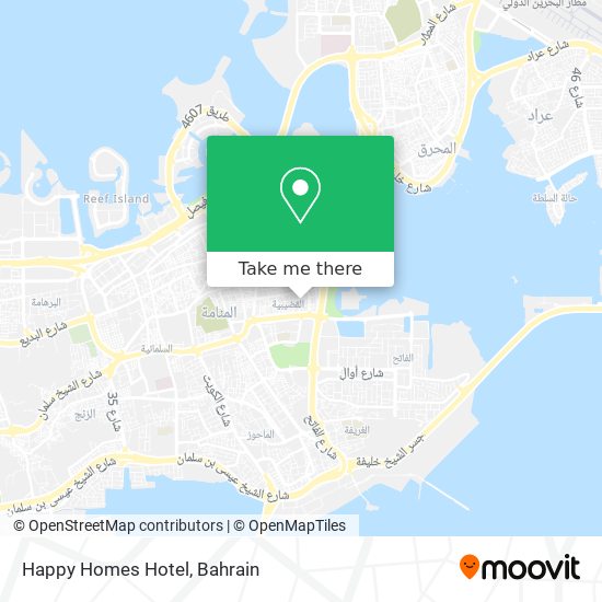 Happy Homes Hotel map