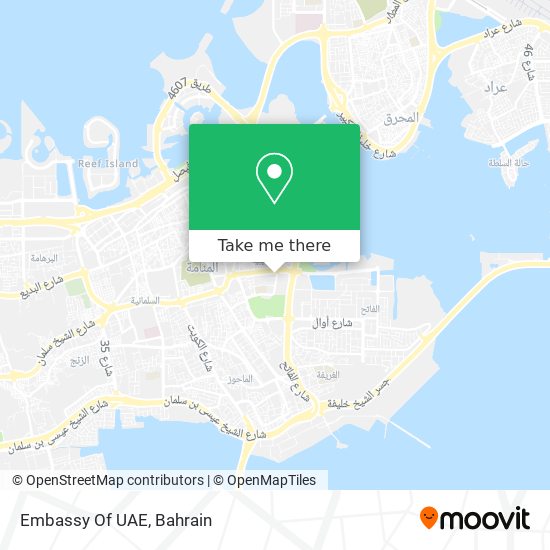 Embassy Of UAE map