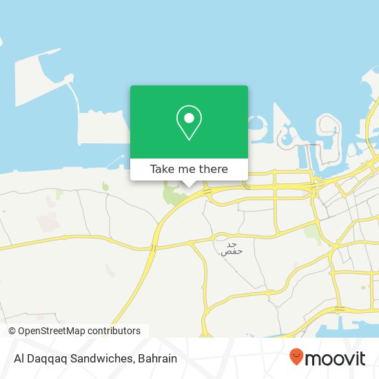 Al Daqqaq Sandwiches map