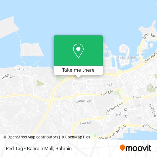 Red Tag - Bahrain Mall map