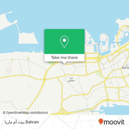 بيت أم ماريا map