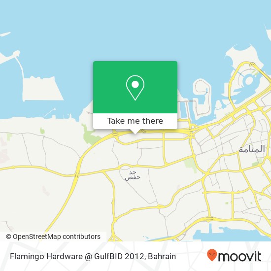 Flamingo Hardware @ GulfBID 2012 map