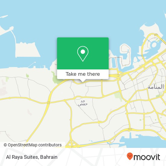 Al Raya Suites map