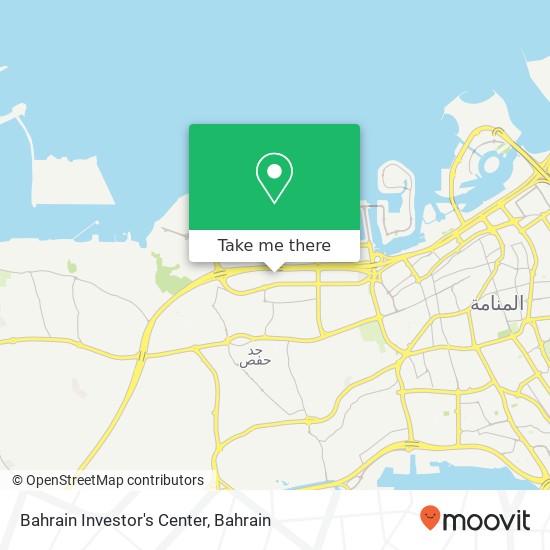 Bahrain Investor's Center map