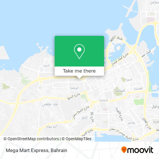 Mega Mart Express map