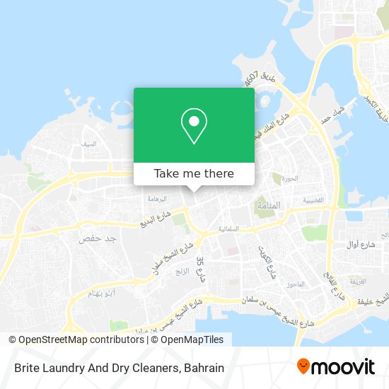 Brite Laundry And Dry Cleaners map