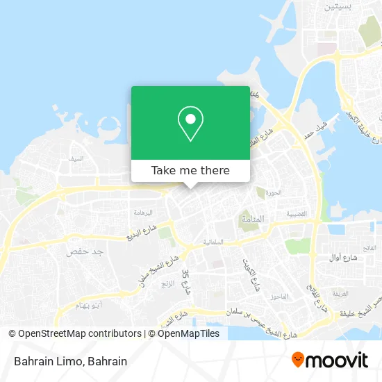 Bahrain Limo map