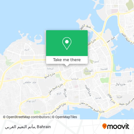 مأتم النعيم الغربي map