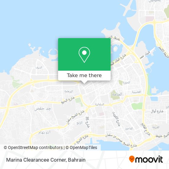 Marina Clearancee Corner map