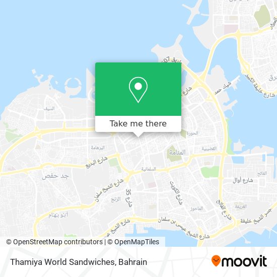 Thamiya World Sandwiches map