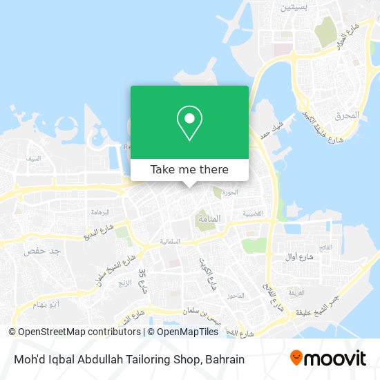 Moh'd Iqbal Abdullah Tailoring Shop map