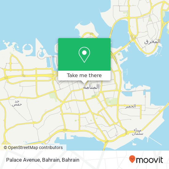 Palace Avenue, Bahrain map