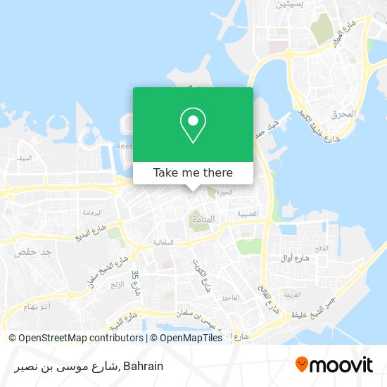 شارع موسى بن نصير map