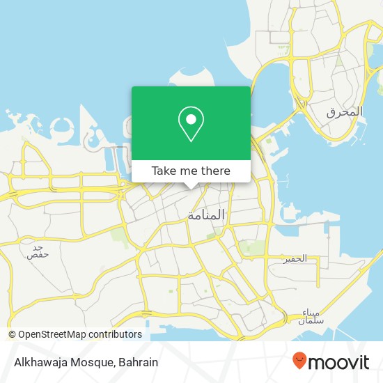 Alkhawaja Mosque map