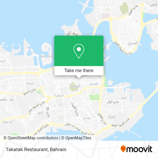 Takatak Restaurant map