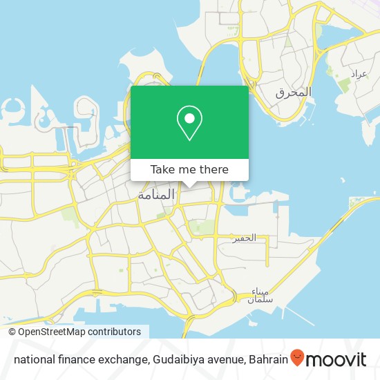 national finance exchange, Gudaibiya avenue map