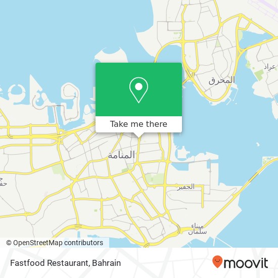 Fastfood Restaurant map