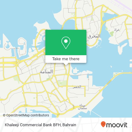 Khaleeji Commercial Bank BFH map