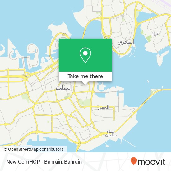 New ComHOP - Bahrain map