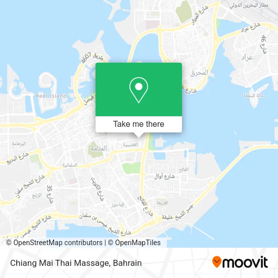 Chiang Mai Thai Massage map