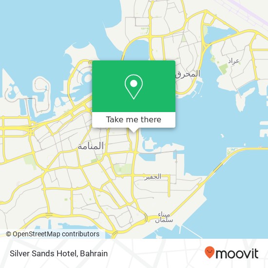 Silver Sands Hotel map