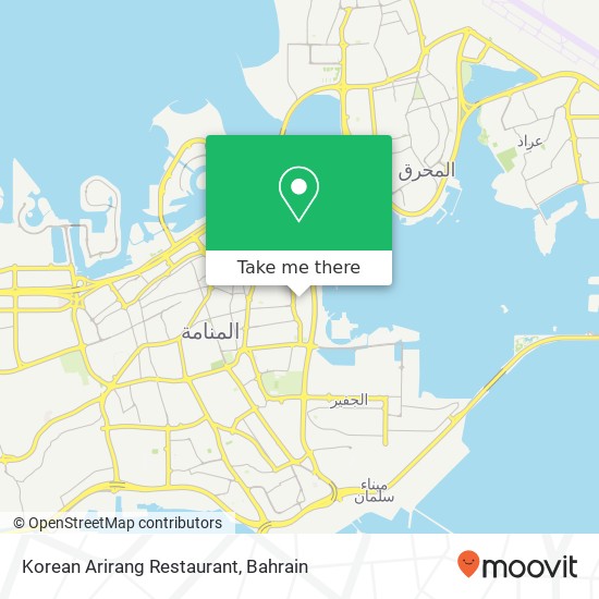 Korean Arirang Restaurant map