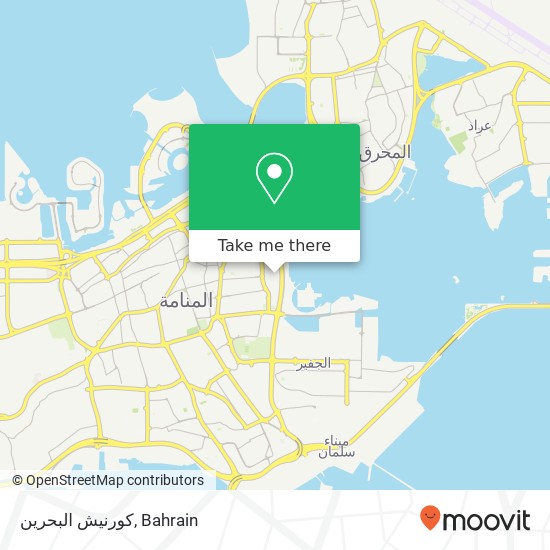 كورنيش البحرين map