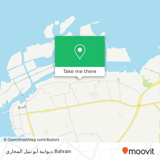 ديوانية أبو نبيل المحاري map