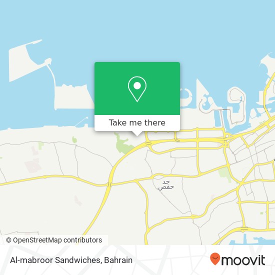 Al-mabroor Sandwiches map