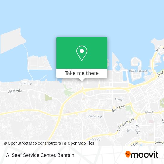 Al Seef Service Center map