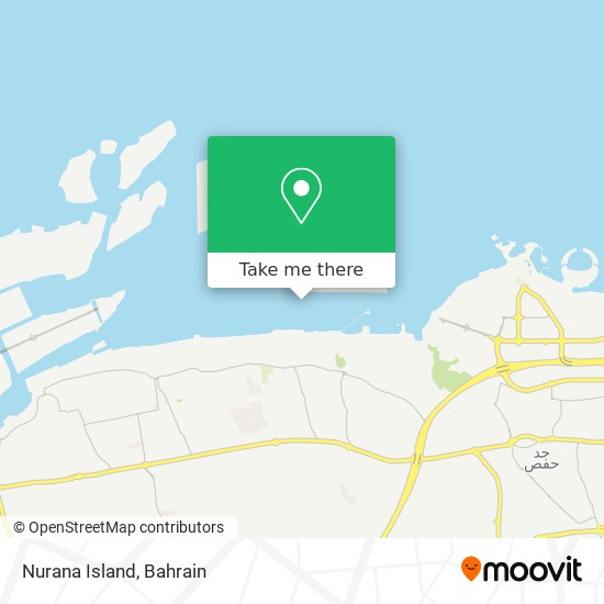 Nurana Island map