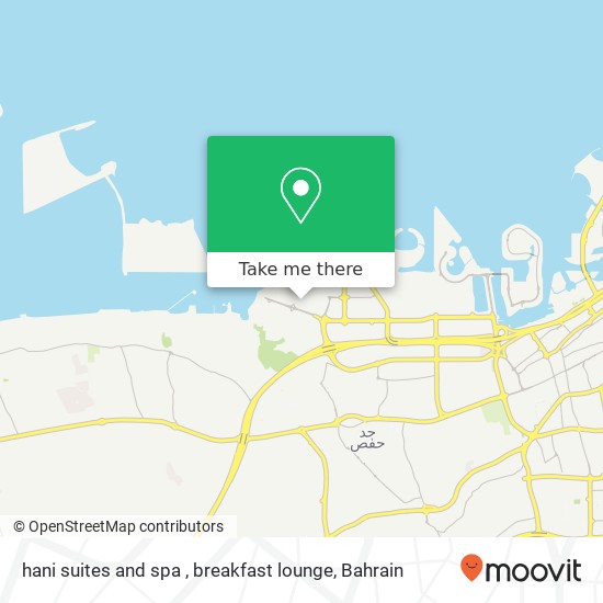 hani suites and spa , breakfast lounge map