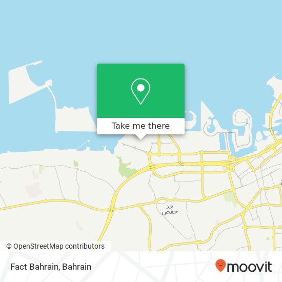 Fact Bahrain map