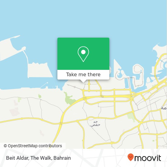 Beit Aldar, The Walk map