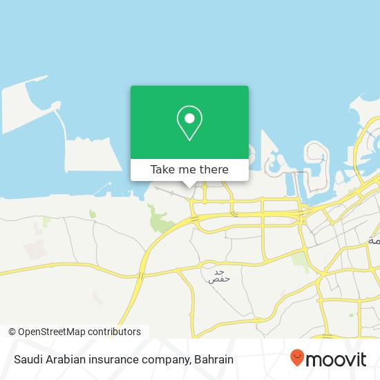 Saudi Arabian insurance company map
