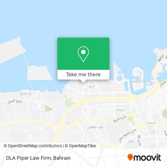 DLA Piper Law Firm map