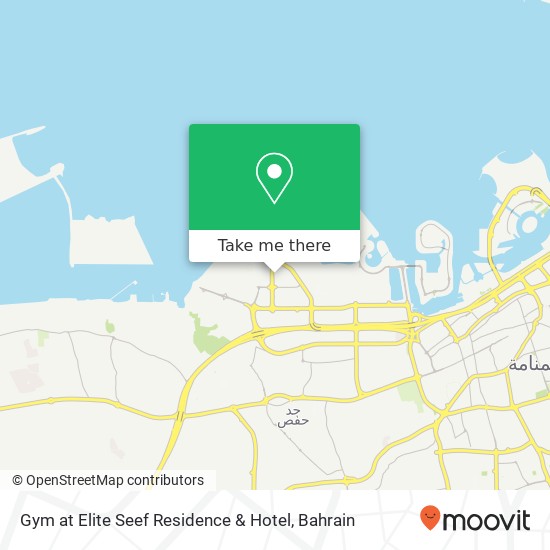 Gym at Elite Seef Residence & Hotel map