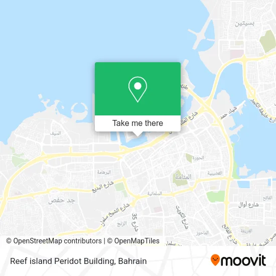 Reef island Peridot Building map