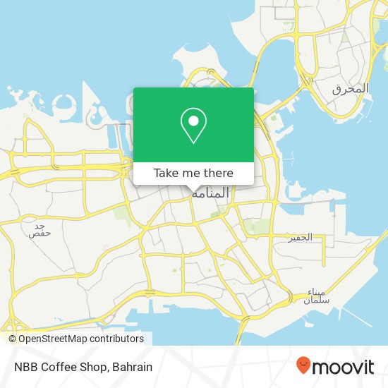 NBB Coffee Shop map