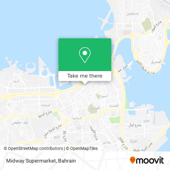 Midway Supermarket map