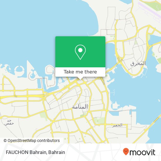 FAUCHON Bahrain map