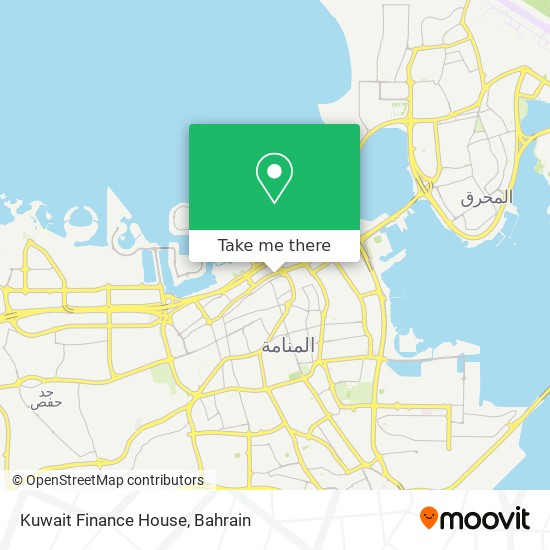 Kuwait Finance House map