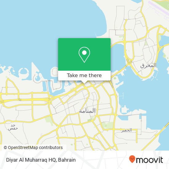 Diyar Al Muharraq HQ map