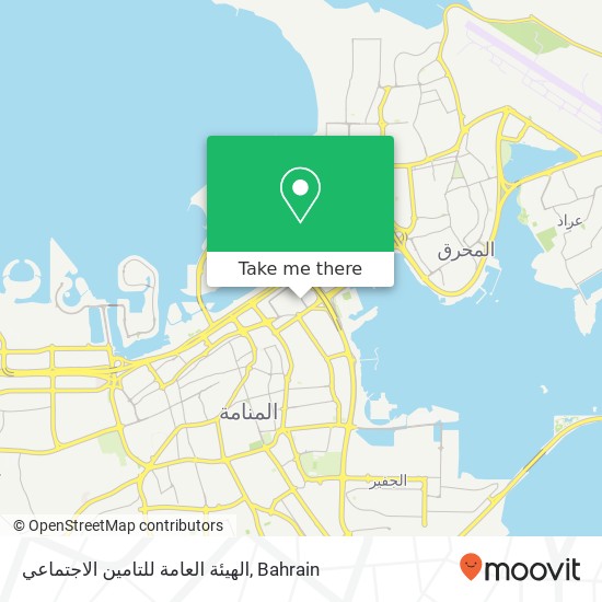 الهيئة العامة للتامين اﻻجتماعي map