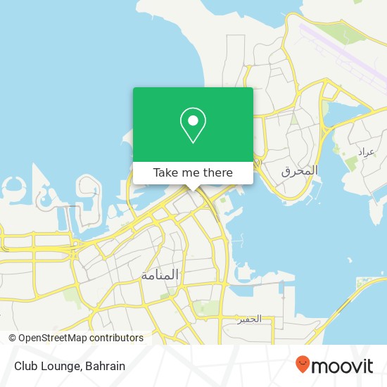 Club Lounge map