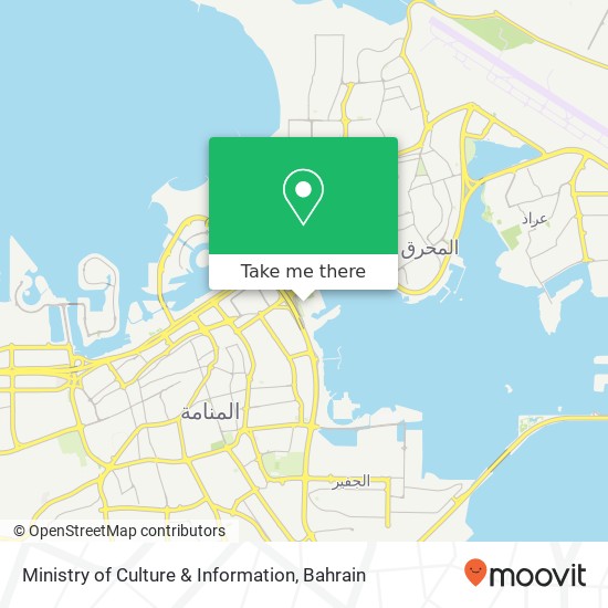 Ministry of Culture & Information map