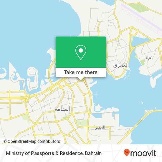 Ministry of Passports & Residence map
