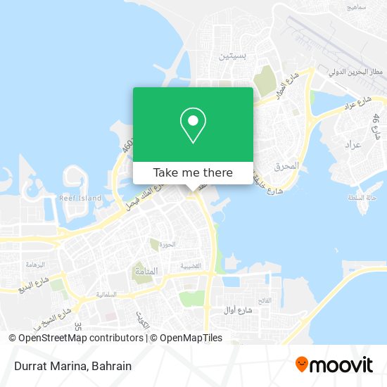 Durrat Marina map